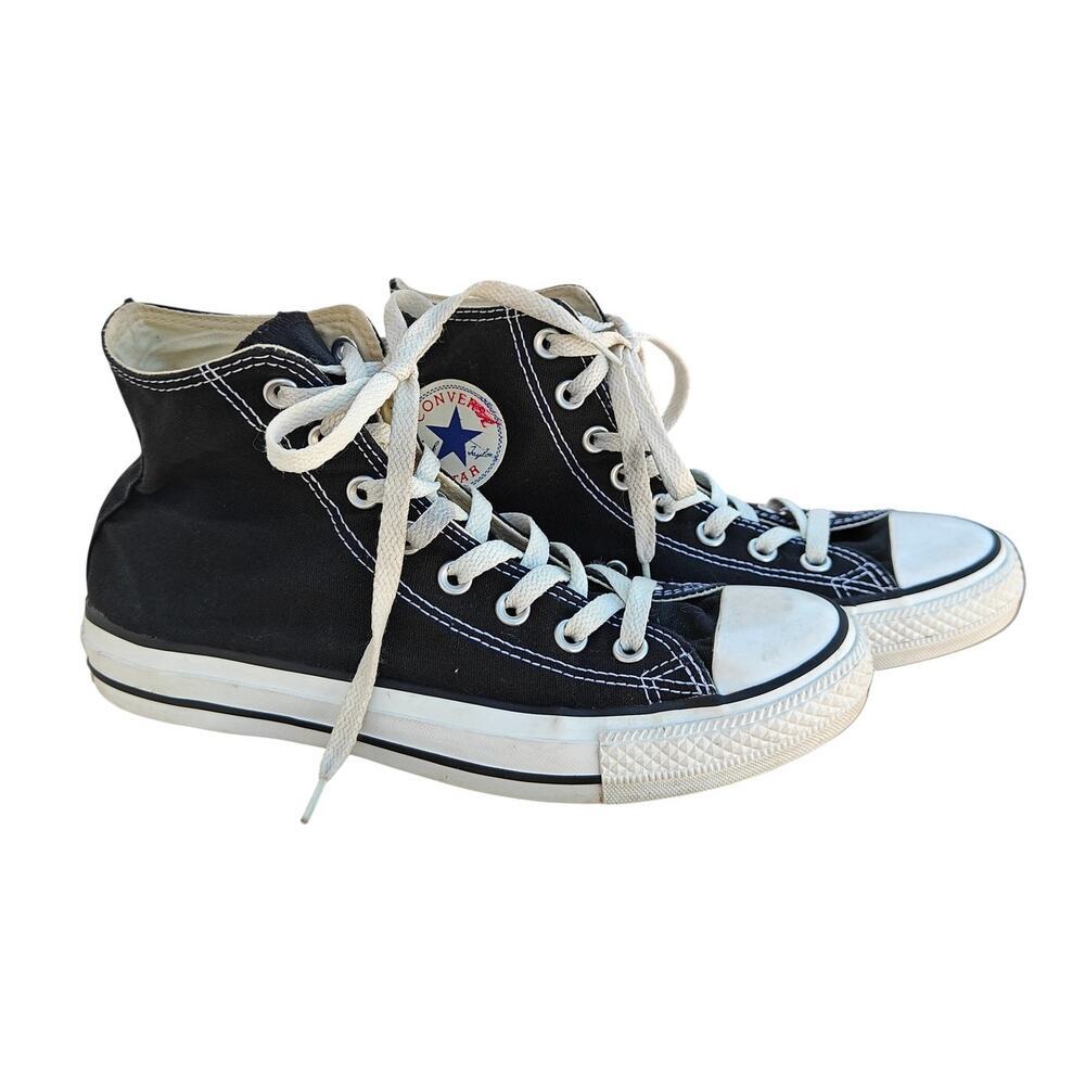 Converse Chuck Taylor All Star Black Hi Top Sneakers M7 W9